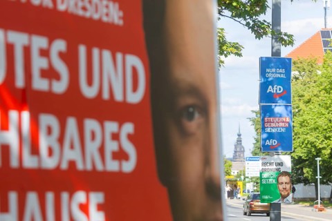 The hot phase of the state election campaign in Saxony can be seen in the amount of different
