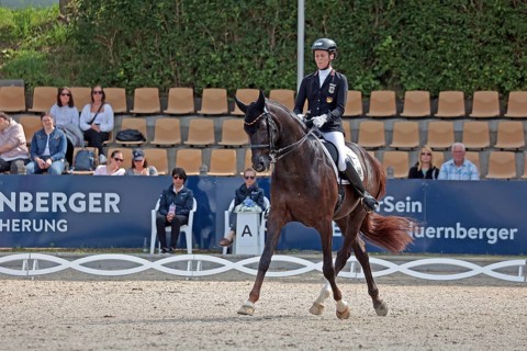 Regina Mistelkamp on Highlander Delight, Para Dressage, German Championships