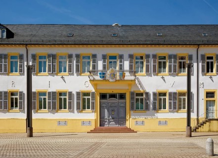 Episcopal Secretariat on Cathedral Square, Speyer, Rhineland-Palatinate, Germany, Europe