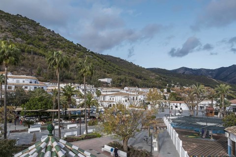 Plaza Virgen de la Peña. Mijas, Province of Malaga, Andalusia, Spain, Europe