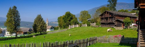 South Tyrolean Folklore Museum, Dietenheim, Freilchtmuseum, Pustertal, South Tyrol, Italy, Europe
