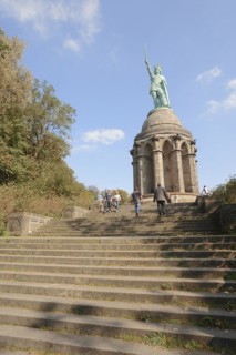 Hermann Monument by Ernst von Bandel, Detmold, Teutoburg Forest, North Rhine-Westphalia, Germany,