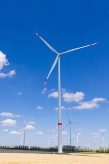 Hochheim wind farm, Wangenheim, Thuringia, Germany, Europe
