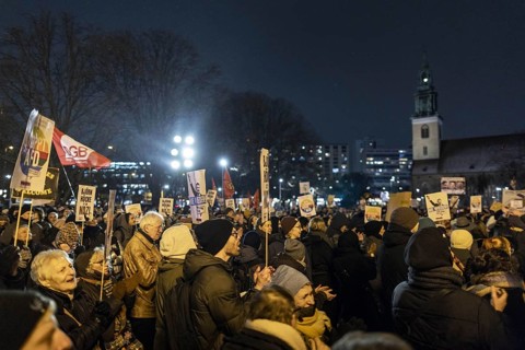 Recordings as part of the demonstration Auf die Strasse! Against the AfD's Nazi deportation plans