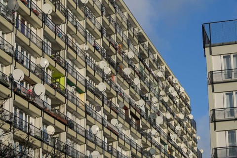 Social housing, Pallasseum residential building, Pallasstraße, Schöneberg, Berlin, Germany, Europe