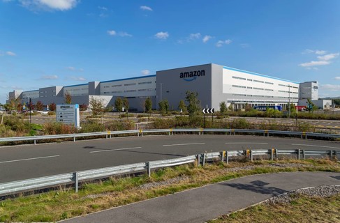 Amazon Fulfilment centre BRS2, warehousing and distribution building, Symmetry Park, Swindon,