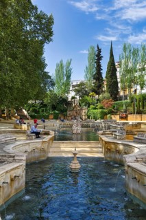 Fountain, Water basin, Fuente del Rey, Artist Remigio del Mármol, Baroque, Priego de Córdoba,