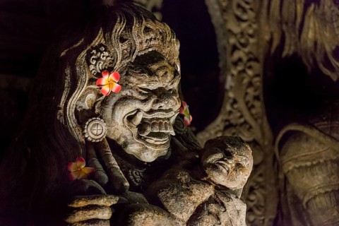 Female temple figure, head, face, woman, calm, Hinduism, scary, female, serenity, facial