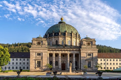 St. Blasius Cathedral in St. Blasien, Black Forest, Baden-Württemberg, Germany, Europe