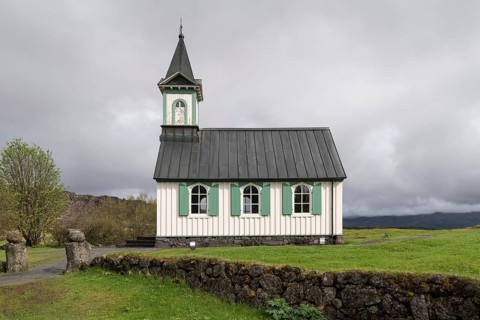 Church, Thingvellir, Þingvellir National Park, Iceland, Europe