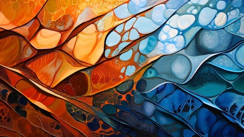 Abstract composition of shark skin texture with repetitive patterns, AI generated