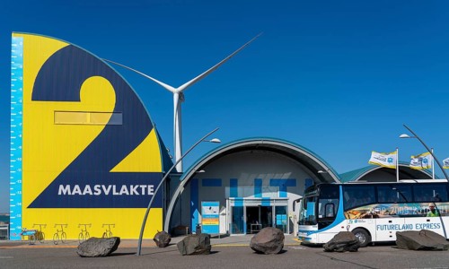 Futureland, information centre, museum, showroom of Maasvlakte, about the construction and