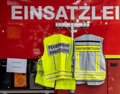 Personal protective equipment, clothing for firefighters, Interschutz 2022 trade fair in Hanover,