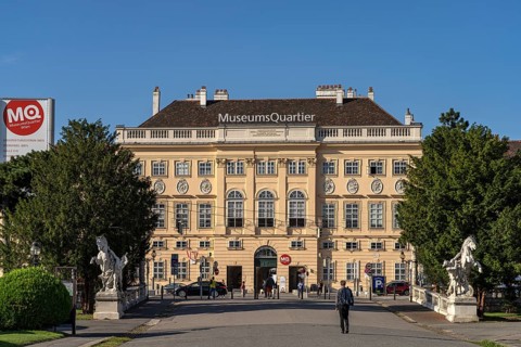 The MuseumsQuartier MQ in Vienna, Austria, Europe