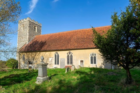 Village parish church of Saint Gregory, Hemingstone, Suffolk, England, UK