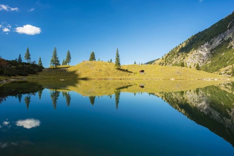 Unterer Gaisalpsee, Allgäu Alps, Allgaeu, Bavaria, Germany, Europe