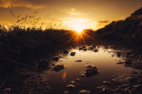 Sunrise hiking tour on the Säuling in the Allgäu in Bavaria, Germany, Europe