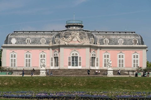 Benrath Palace, state capital Düsseldorf, North Rhine-Westphalia, Germany, Europe