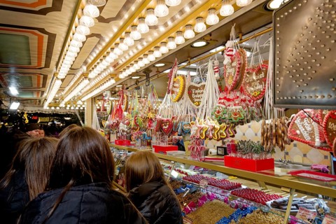 Christmas market at the Kaiser Wilhelm Memorial Church, Breitscheidplatz, Berlin, Germany, 12