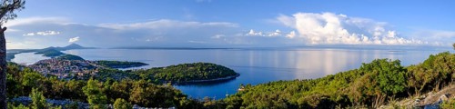 Providenca viewpoint, bar and restaurant, Mali Losinj, island of Losinj, Kvarner Gulf Bay, Croatia,