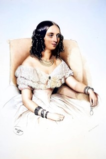 Rosalie Countess Szapary (1827-1844), Historical, digitally restored reproduction from a 19th