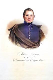Felix August Peter Joseph von Stregen, from 1851: Freiherr Stregen von Glauburg (born 9 August 1782