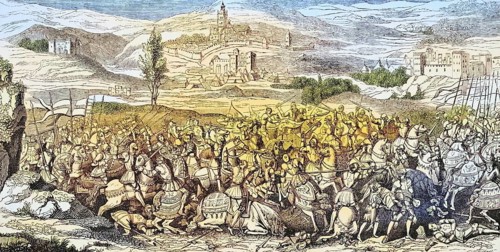 The Battle of Spurs or the Battle of Guinegate, France, 16 August 1513, Historical, digitally