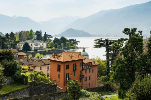Picturesque village on the lake, Bellagio, Como province, Lombardy, Italy, Europe