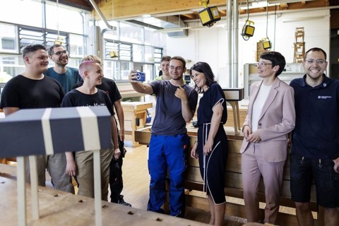 Annalena Bärbock (Alliance 90/The Greens), Federal Foreign Minister, photographed during a visit to