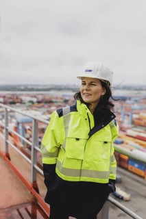 Annalena Bärbock (Bündnis 90/Die Grünen), Federal Foreign Minister, photographed during a visit to