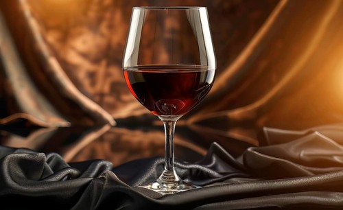 Red and white wine tasting. Close-up of the glass of wine of luxury expensive wine, AI generated