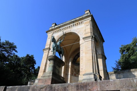 Victory and peace memorial Edenkoben, Palatinate. Built in 1899 to commemorate the Franco-Prussian