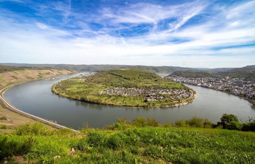 View of the Rhine bend near Boppard