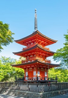 Koyasu Pagoda at Kiyomizu-dera, Kyoto, Japan, Asia