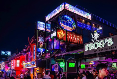 Nightlife Walking Street, Pattaya, Thailand, Asia
