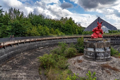 Dinslaken Site of the former Lohberg colliery, art project Choreography of a landscape Artist