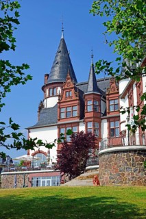Europe, Germany, Mecklenburg-Western Pomerania, Klink Castle on the Müritz near Waren, castle