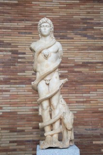 Mithraic Chronos, Museo Nacional de Arte Romano, national museum of Roman art, Merida, Extremadura,