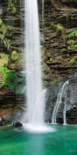 Waterfall, Ticino, Switzerland, Europe