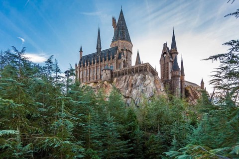 Hogwarts Castle in The Wizarding World of Harry Potter at Universal Studios Islands of Adventure in