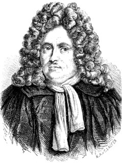 Portrait of Christian Thomasius, scholar at the court of Frederick II, curly wig, neckerchief,