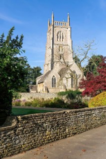 Village parish church of Saint Mary, Kempsford, Gloucestershire, England, UK