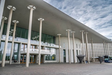 Konzerthaus, Konrad-Adenauer-Platz, Freiburg im Breisgau, Baden-Württemberg, Germany, Europe