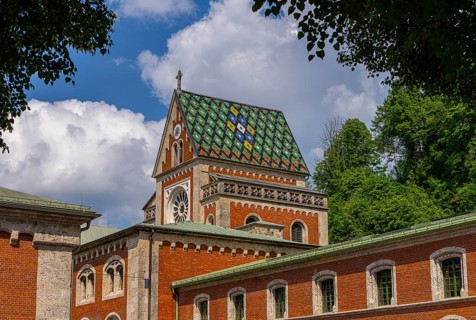 Building of the old salt works in Bad Reichenhall, Bavaria, Germany, Europe