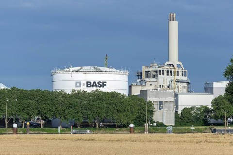 BASF, Lugwigshafen am Rhein, industrial area, Felder, Mannheim, Baden-Württemberg, Germany, Europe