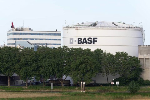 BASF, Lugwigshafen am Rhein, industrial area, Mannheim, Baden-Württemberg, Germany, Europe