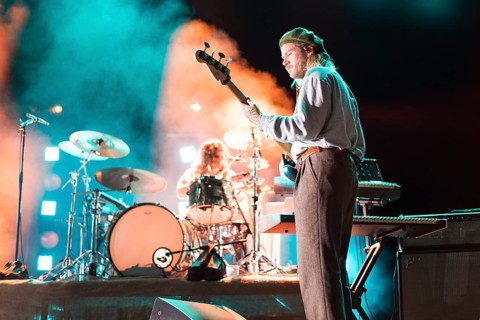Þorleifur Gaukur Davíðsson from Kaleo live on Payback Tour at the Uber Eats Music Hall in Berlin on