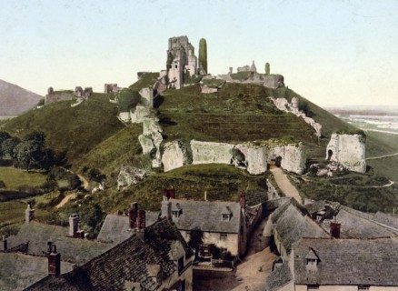 Corfe Castle is the ruins of a castle in the English village of Corfe Castle in the county of