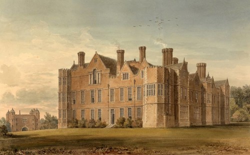 North East View of Burton Agnes, Yorkshire, the Seat of Sir Francis Boynton Bart, England,