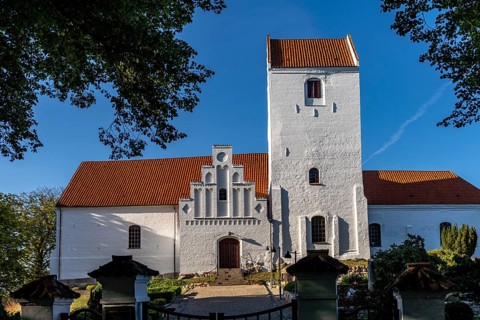 Humble Church, Langeland Island, Denmark, Europe